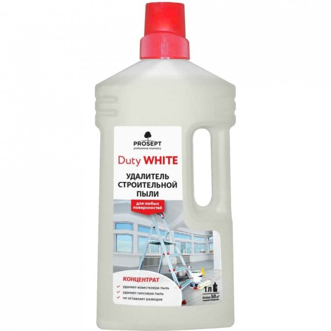 Средство для удаления гипсовой пыли PROSEPT Duty White 124-1